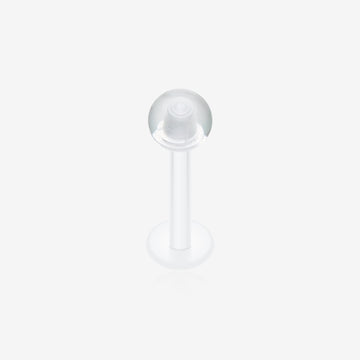 Basic UV Acrylic Flexible Shaft Labret-Clear